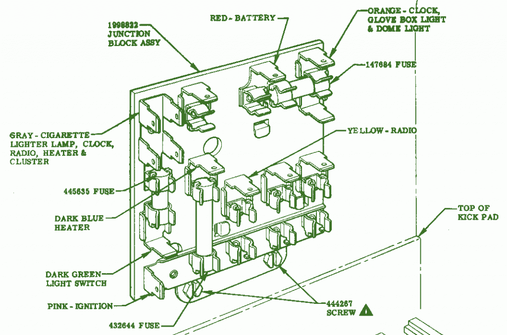 55 Chevy Fuse Box Wiring